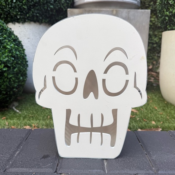 Halloween light up skull decor - Picture 1 of 2